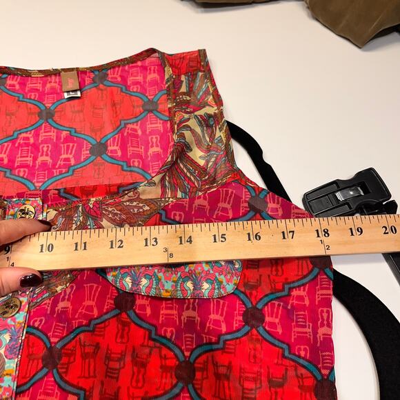 Maaji Boho Print Sleeveless Coverup Jumpsuit Sz Large - Picture 6 of 9